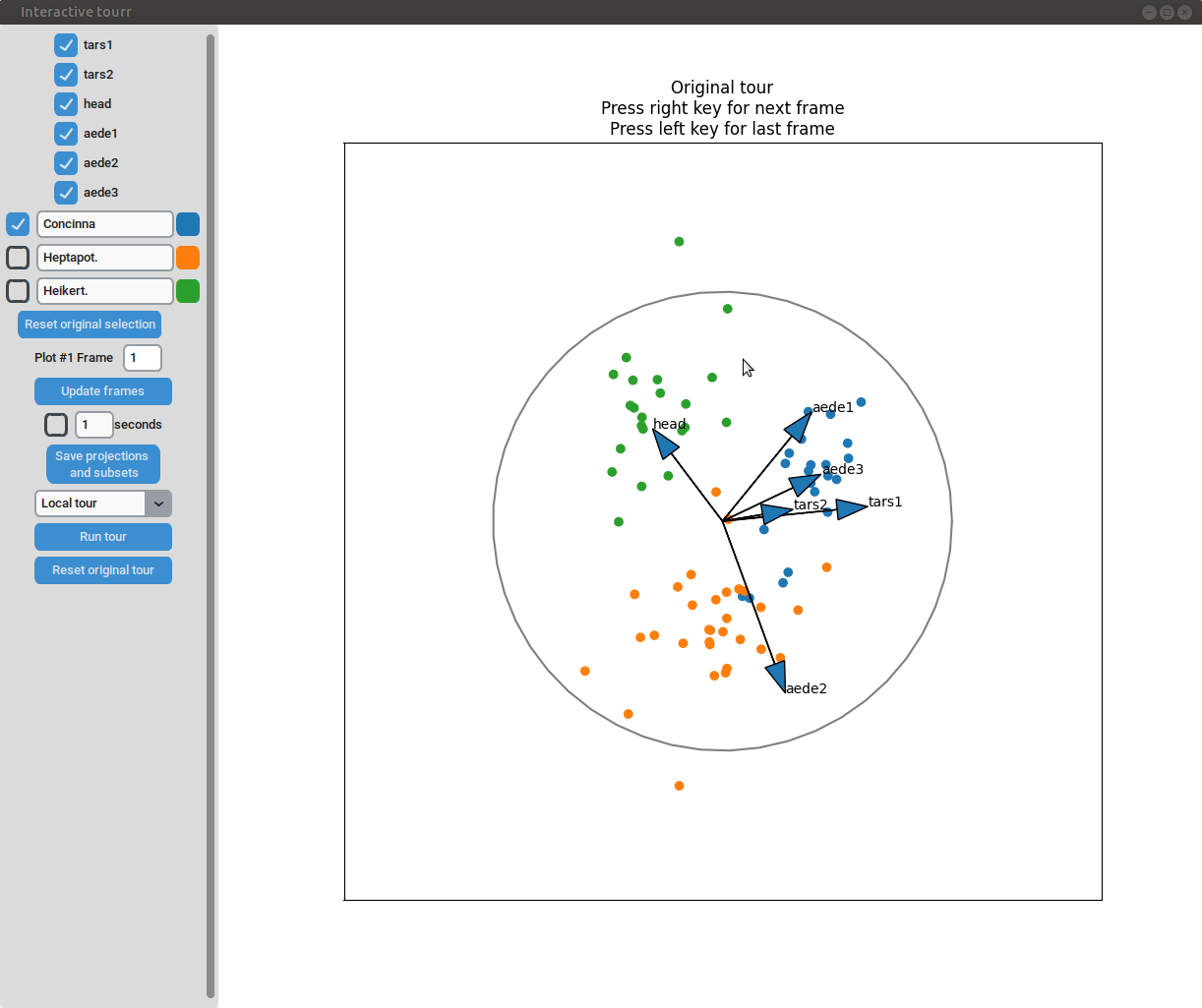 2d tour with flea dataset