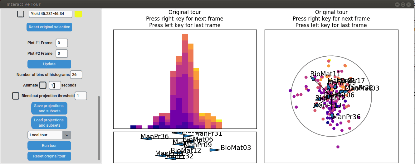 Initial tour with reduced feature set